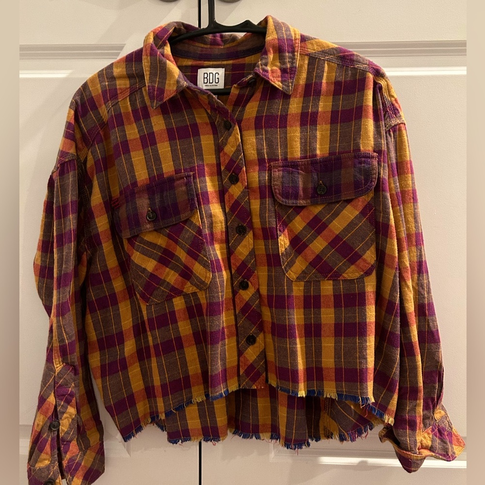 BDG Flannel long sleeve button up